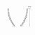 Brinco Ear Cuff Prata 925 com Micro Zircônias - Imagem 5