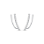 Brinco Ear Cuff Prata 925 com Micro Zircônias - Imagem 2