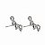 Brinco Ear Cuff Gotas Envelhecida em Prata 925 - Imagem 4