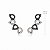 Brinco Ear Cuff Gotas Envelhecida em Prata 925 - Imagem 5
