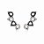 Brinco Ear Cuff Gotas Envelhecida em Prata 925 - Imagem 1