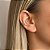 Piercing Fake Pressão 4 Aros Lisos em Prata 925 - Imagem 2