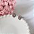 Brinco Pequeno Oval Quartzo Rosa em Prata 925 Vintage - Imagem 3