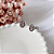 Brinco Pequeno Oval Quartzo Rosa em Prata 925 Vintage - Imagem 2