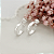 Brinco de Argola Pequena com Micro Zircônias em Prata 925 - Imagem 2