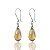 Brinco Quartzo Rutilado Gota em Prata 925 - Imagem 1