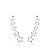Brinco Ear Cuff Estrelas Prata 925 - Imagem 1