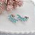 Brinco Ear Cuff Prata 925 com Zircônia Azul - Imagem 4