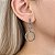 Brinco Marcassita Pendente em Prata 925 Envelhecida - Imagem 2