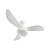 Ventilador Teto Fenix 3 Pas Branco 127V Ventisol - Imagem 1