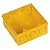 Caixa de Luz 4X4 Quadrada Amarela 11556 Amanco Wavin - Imagem 1