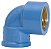Joelho Soldável 25X1/2 90Gr Azul Amanco - Imagem 1