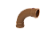 Curva Soldável 50 90Gr Marrom Krona - Imagem 1