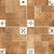 Piso 50X50 Grecia Marrom HD Marcela - cx2,500 - Imagem 2