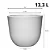 Vaso Plastico Concept Redondo Aço Corten N2 Japi - Imagem 4