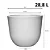 Vaso Plastico Concept Redondo Aço Corten N3 Japi - Imagem 3