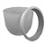 Vaso Plastico Concept Redondo Carrara N3 Japi - Imagem 3
