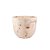 Vaso Plastico Concept Redondo Travertino N1 Japi - Imagem 1