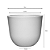 Vaso Plastico Concept Redondo Travertino N1 Japi - Imagem 2