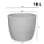 Vaso Plastico Liso 33 Redondo Macchiato Japi - Imagem 2