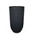 Vaso Plastico Atenas Cilindrico 33 Chumbo Japi - Imagem 1