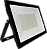 Projetor Refletor Led Slim 100W Biv Preto 6500K Ourolux - Imagem 1