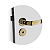 Fechadura Icaro Ros22 Antique Bass Banheiro (B40Xe53) Soprano - Imagem 1