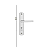 Fechadura Popline Esp26 Cromado Externa (B40Xe53) Soprano - Imagem 3