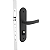 Fechadura Pali Esp43 Py43 Preto Fosco Externa (B40Xe53) Soprano - Imagem 1