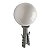Batedor De Porta Pvc Branco 8mm 1Pc Sbat01 Peg&Fixe - Imagem 1