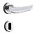 Fechadura Mz920 R64 Roseta Cromado Interna Papaiz - Imagem 1