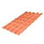 Telha Colonial de PVC 2,30 X 0,88 m Lux Telhas - Imagem 1