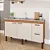Gabinete Cozinha Para Pia 150 Slim Freijo E Off White 2353756 Mgm - Imagem 2