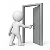 Porta Aluminio Com Postigo 210X80 Brilhante Direita Dl Esquadrias - Imagem 2