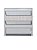 Vitro Aluminio Basculante 60x80 Branco Vidro Canelado 1487 Janellot - Imagem 3