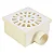 Ralo Sifonado Quadrado 100x52x40mm Branco N43 Krona - Imagem 1