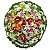Coroa de Flores Grande  Jardim da Colina Homenagem - Imagem 1