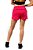 Shorts Running Rosa com Detalhes Laranja - Imagem 1