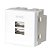 Tomada carregador USB duplo 2A bivolt MarGirius Sleek - 17693 - Imagem 1