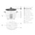Electrolux Tampa de Vidro para Panela Elétrica RCB50  - A10811701 - Imagem 4