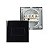 MarGirius Sleek Interruptor Simples 10A 70x70 para Móveis Preto Ebony - Imagem 3