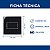 MarGirius Sleek Interruptor Duplo 10A 250V 70x70 para Móveis Preto Ebony - Imagem 5