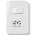 Conjunto 4×2” 1 interruptor simples 10A 250V~ + 1 tomada 2P+T 10A 250V~ - Imagem 1