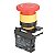 Botão de Emergência Cogumelo 1NF Vermelho – Girar para Soltar – MarGirius 17444 - Imagem 1