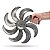 WAP Original Hélice Cinza 8 Pás 40cm para Ventilador linha Flow Turbo mesa parede coluna - FW009138 - Imagem 3