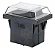 Interruptor Tecla Margirius 30223 Bipolar 15A Capa Preta - Imagem 1
