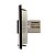 MarGirius Sleek Conjunto Tomada Carregador USB 2A 70x70 para Móveis Marrom - Imagem 2