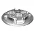 Coroa Queimador Tripla Chama Electrolux 60200548 para Cooktop e Fogão 56DAX 76DTX GC75U GT75X - Imagem 3