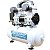 Mini Compressor Para Pintura Hoby Portátil Para Aerógrafo Isento De Óleo 8 Litros 800 Wats - Imagem 1