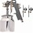 Pistola De Pintura tipo sucção caneca de aluminio - Imagem 1
